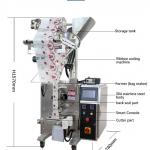 Máy đóng gói bột gia vị, tinh chất dạng túi gói dọc