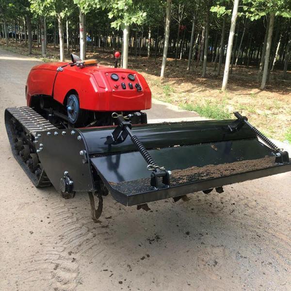 履带旋耕机小型耕地机遥控履带微耕机果园管理机
