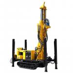 气动打井机山区勘探家用水井钻机320米打岩石打井设备履带钻井机