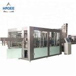 Máy chiết rót chất lỏng quay tự động 3 trong 1, nước khoáng tinh khiết đóng chai.