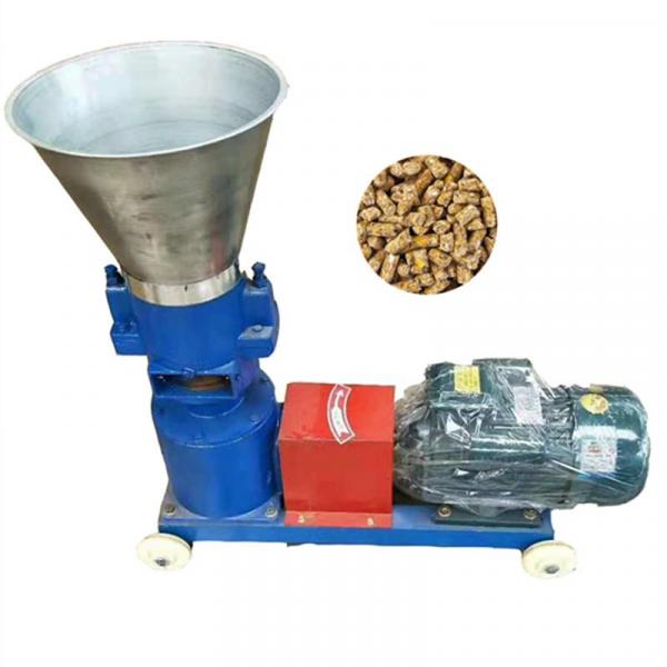 小型家用饲料颗粒机 平模家禽猪牛羊秸秆饲料制粒成球机