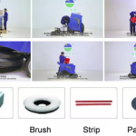 Thiết bị làm sạch máy chà sàn K510 - Máy chà sàn nhỏ gọn đẩy sau