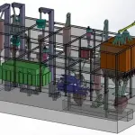 Dây chuyền chế biến máy đùn thức ăn cho chó cưng