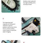 Máy đào rãnh xích đá gắn bánh cưa – bán chạy