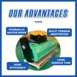 Thiết bị cắt cỏ gắn máy xúc mini