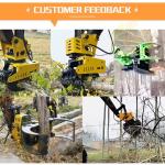 Thiết bị cưa kẹp gắn máy xúc WYJ-P-90