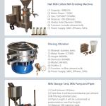 Cashew and almond milk grinding & extracting machine.