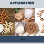 Cashew and almond milk grinding & extracting machine.