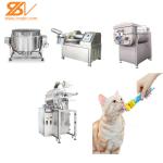 Chicken Beef Fish Rabbit High Meat Protein Wet Food cat Strip Processing Making Machine