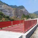 工地洗车机 自动洗车槽 搅拌站煤场运输车平板冲洗台 工程洗轮机