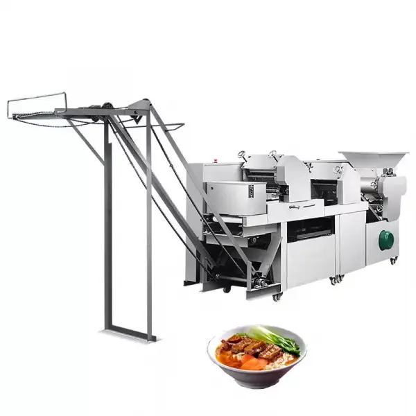 全自动面条机商用折皮玉米蔬菜大型仿手工挂面鲜面面条成型机