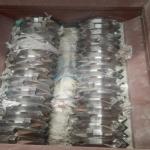 Màng nhựa phế thải Túi dệt tái chế -Máy hủy tài liệu trục quay đôi Rotor đôi-Máy hủy tài liệu trục đơn