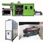 PPPET吸塑托盘成型一体机全自动吸塑成型机一次性餐盒制造机