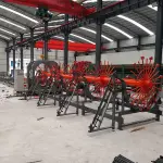 桥梁工程钢筋笼滚笼焊机 数控全自动钢筋绕笼机 建筑钢筋绕笼机