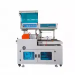 全自动高速封切机450边封热收缩膜机热塑封pof塑膜套袋包装机