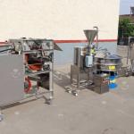 Cashew and almond milk grinding & extracting machine.