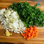 Máy cắt nghiền rau củ