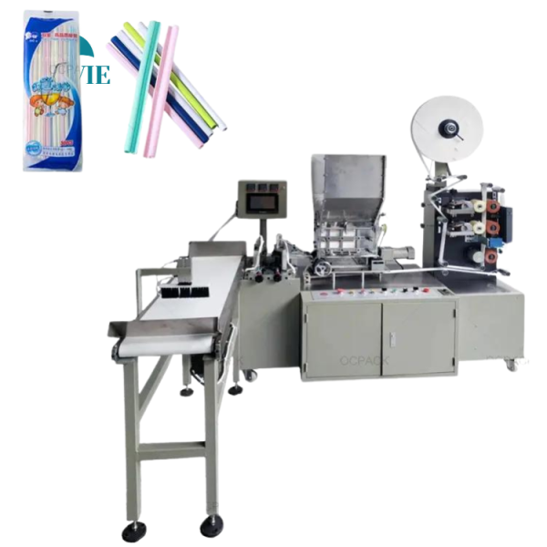 Máy đóng gói ống hút giấy nhựa