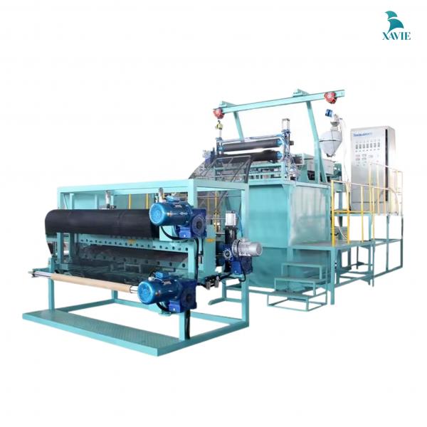 Máy làm lưới thoát nước phẳng bằng nhựa