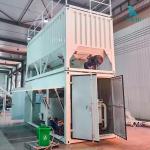 Máy trộn vữa xi măng kèm máy bơm và silo