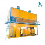 Máy trộn vữa xi măng kèm máy bơm và silo