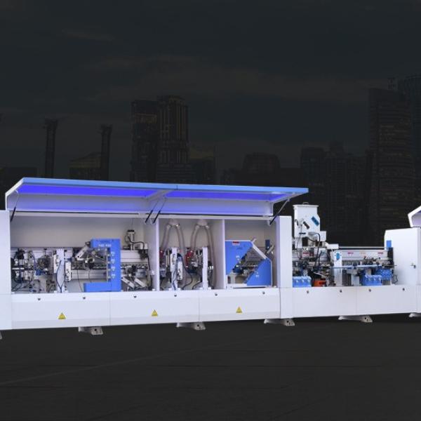 全自动封边机木工机械板式家具PUR高光板木门板热转印封边机