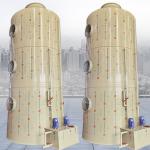 耐酸碱PP喷淋塔废气处理漆雾雾净化工业脱硫塔PP喷淋塔