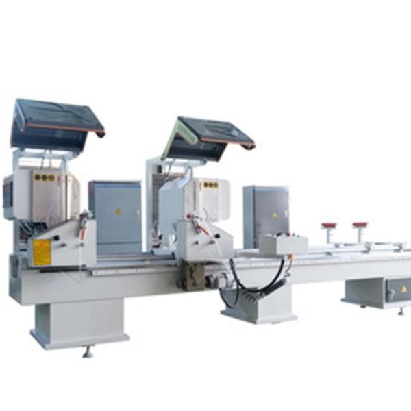 数控双头精密切割锯断桥铝合金门窗设备铝型材45度斜切重型机器