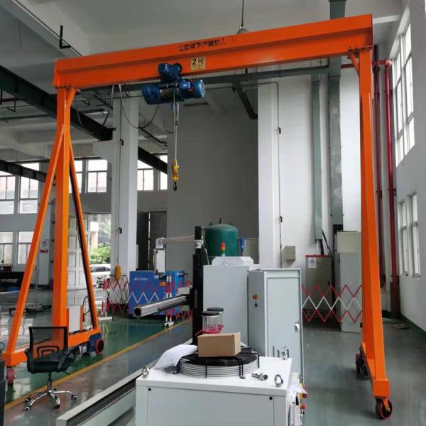 2吨3吨5吨移动式龙门吊 手推万向龙门架移动升降式无轨龙门架