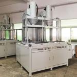 成型挤压液压机 滑台四柱双工位药片粉末成型液压机