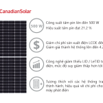 Pin mặt trời Canadian 475 - 500W