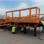 10吨移动式登车桥 8吨手动机械登车桥 物流移动坡道装卸货平台