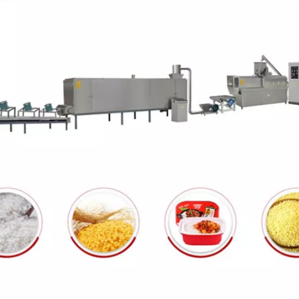 生产人造米生产线 印度营养大米膨化生产线 膨化机