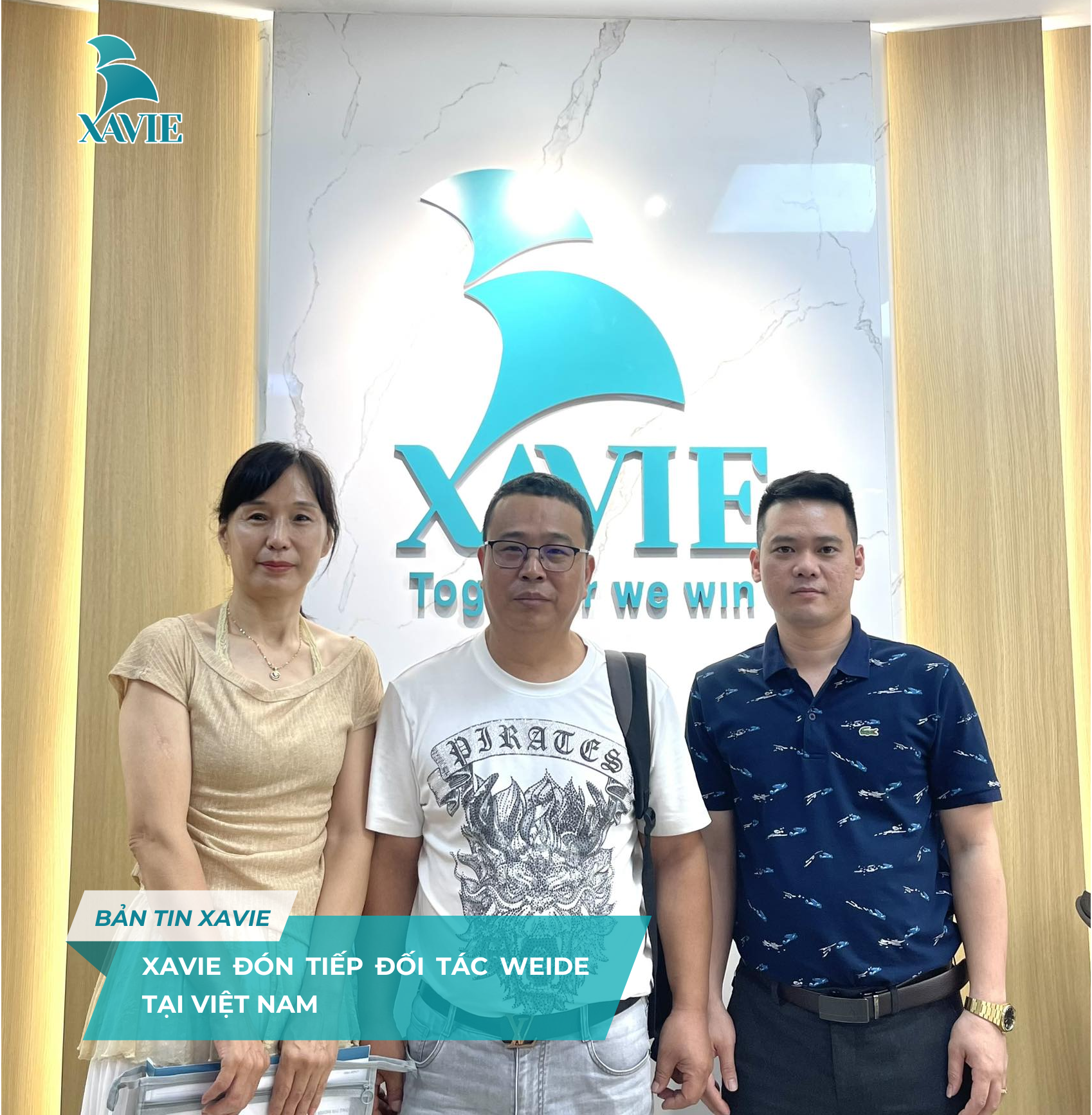 WEIDE TECHNOLOGY THĂM QUAN VĂN PHÒNG XAVIE TẠI VIỆT NAM