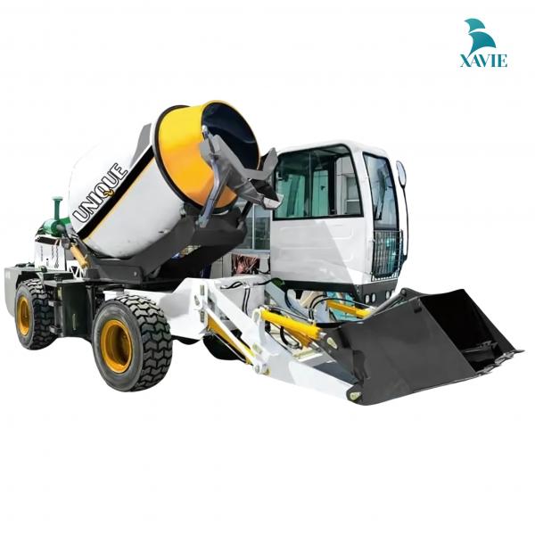 Self-Loading Concrete Mixer Truck